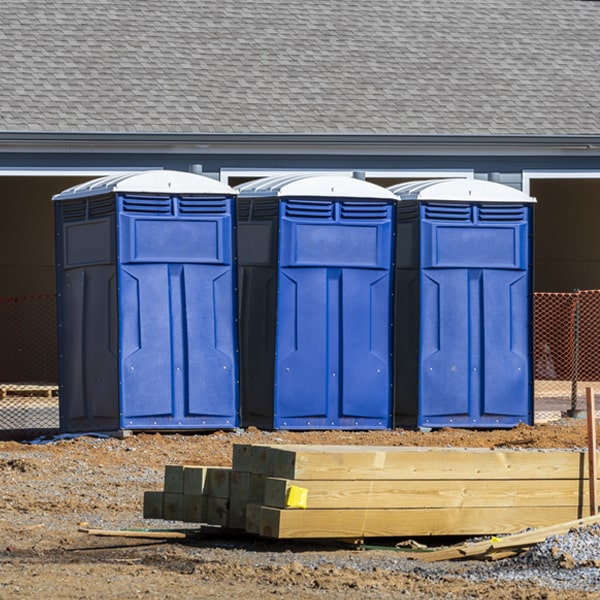 are there any restrictions on where i can place the porta potties during my rental period in Seahurst Washington